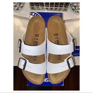 Birkenstock Arizona Sandals White